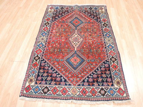 Yalameh Red Hand Knotted 33 X 50 Area Rug 100-111976 Image 12