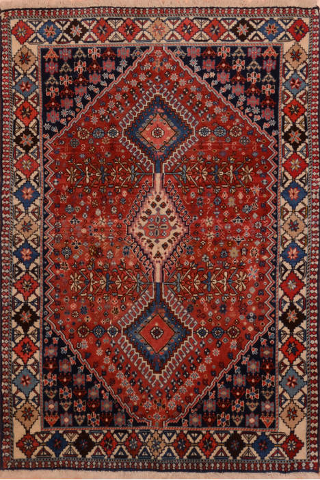 Yalameh Red Hand Knotted 33 X 50 Area Rug 100-111976 Image 0