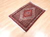 Sanandaj Red Hand Knotted 24 X 37  Area Rug 100-111978 Thumb 2