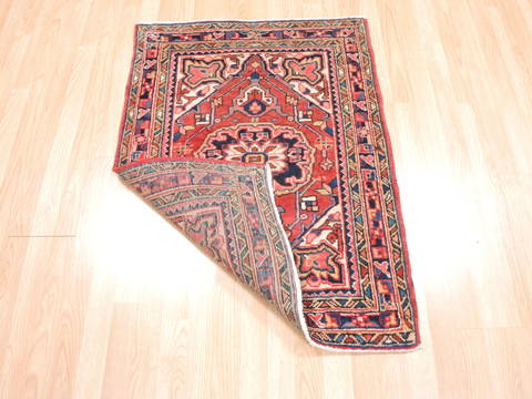 Meshkin Red Hand Knotted 23 X 35 Area Rug 100-111979 Image 7