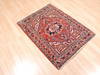Hamedan Red Hand Knotted 23 X 35  Area Rug 100-111979 Thumb 3