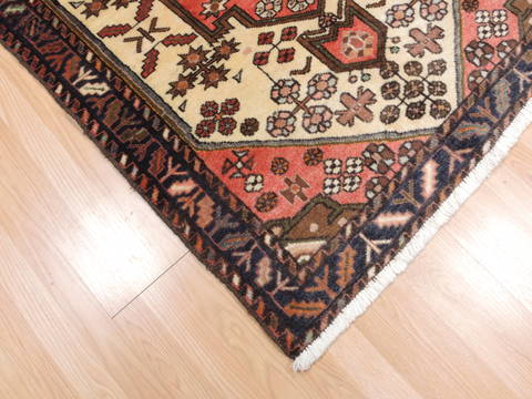 Hamedan Red Hand Knotted 37 X 49 Area Rug 100-111982 Image 4
