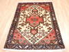 Hamedan Red Hand Knotted 37 X 49  Area Rug 100-111982 Thumb 1