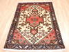 Hamedan Red Hand Knotted 37 X 49 Area Rug 100-111982 Thumb 1