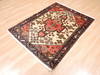 Hamedan Red Hand Knotted 37 X 49 Area Rug 100-111982 Thumb 2