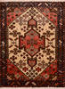 Hamedan Red Hand Knotted 37 X 49 Area Rug 100-111982 Thumb 0