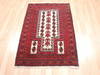 Baluch White Hand Knotted 28 X 311  Area Rug 100-111984 Thumb 1