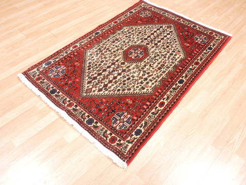 Abadeh Red Hand Knotted 34 X 410 Area Rug 100-111986 Image 2
