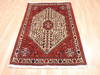 Abadeh Red Hand Knotted 34 X 410  Area Rug 100-111986 Thumb 1