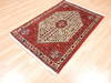 Abadeh Red Hand Knotted 34 X 410 Area Rug 100-111986 Thumb 2