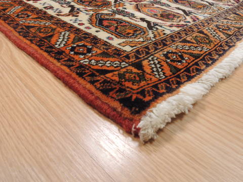 Shahre Babak Cream Hand Knotted 37 X 55 Area Rug 100-111988 Image 8