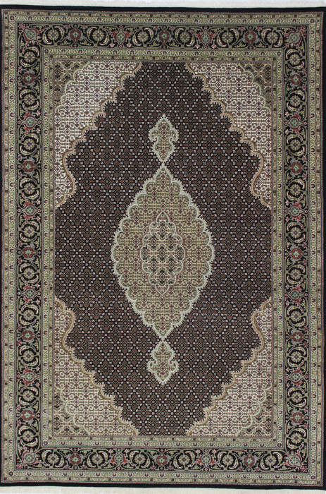 Mahi Black Hand Knotted 68 X 910 Area Rug 902-111999 Image 0