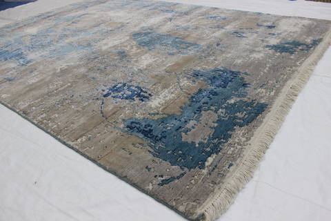 Tibetan Beige Hand Knotted 58 X 79 Area Rug 902-112001 Image 1