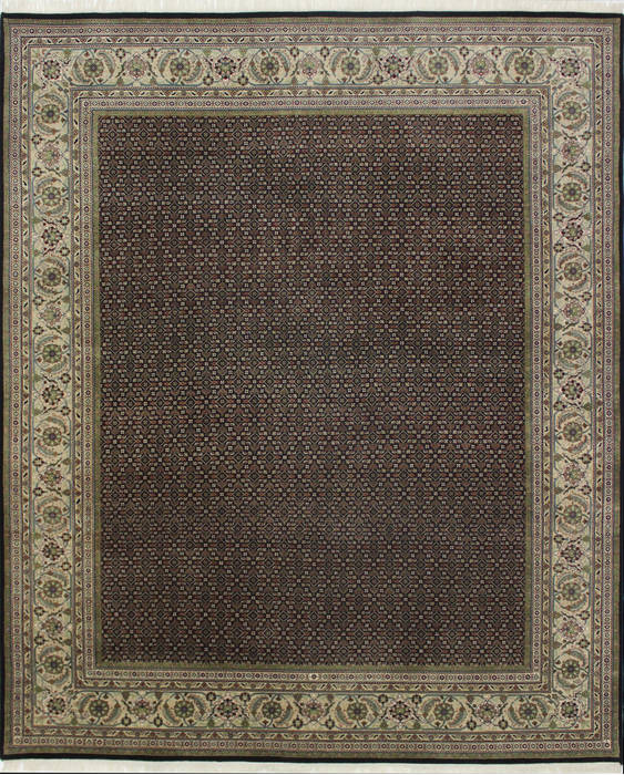 Mahi Black Hand Knotted 80 X 99 Area Rug 902-112007 Image 0