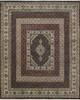 Mahi Black Hand Knotted 83 X 101  Area Rug 902-112009 Thumb 0