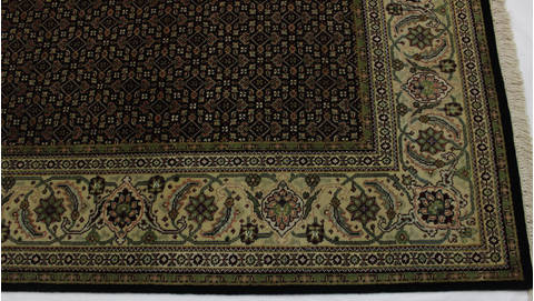 Mahi Black Hand Knotted 65 X 98 Area Rug 902-112011 Image 2