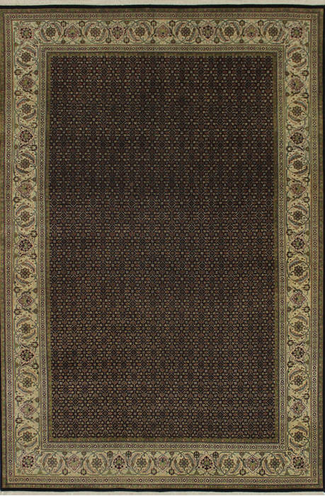 Mahi Black Hand Knotted 65 X 98 Area Rug 902-112011 Image 0