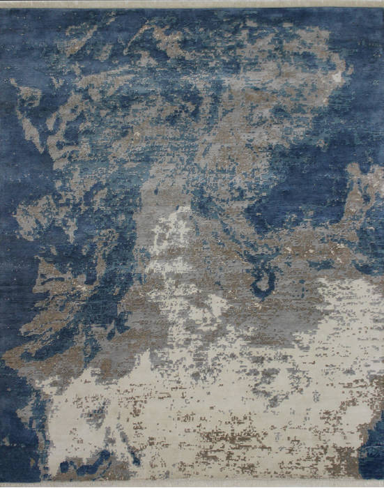 Tibetan Multicolor Hand Knotted 711 X 911 Area Rug 902-112018 Image 0