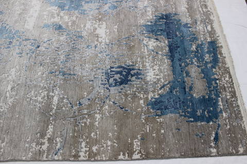 Tibetan Multicolor Hand Knotted 711 X 101 Area Rug 902-112019 Image 2