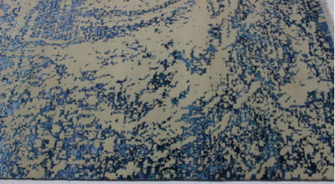 Modern Multicolor Hand Knotted 80 X 100 Area Rug 902-112021 Image 1