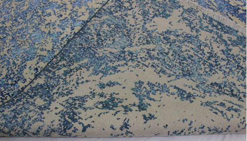 Modern Multicolor Hand Knotted 80 X 100 Area Rug 902-112021 Image 2