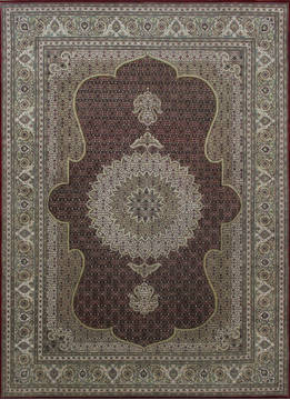 Mahi Red Hand Knotted 8'3" X 11'11"  Area Rug 902-112026