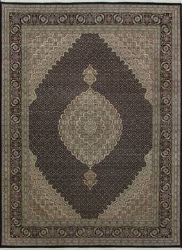 Mahi Black Hand Knotted 8'4" X 11'5"  Area Rug 902-112028