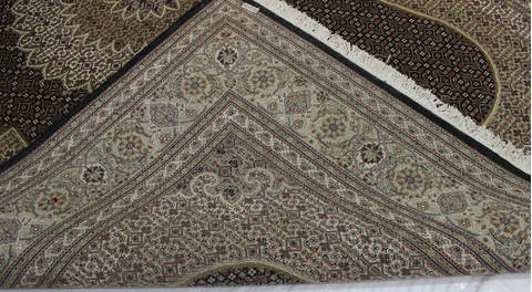 Mahi Beige Hand Knotted 82 X 117 Area Rug 902-112030 Image 2