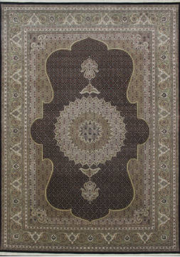 Mahi Beige Hand Knotted 8'2" X 11'7"  Area Rug 902-112030
