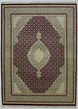 Mahi Red Hand Knotted 5'10" X 7'10"  Area Rug 902-112033