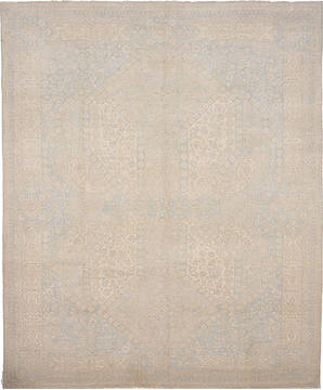 Haji Jalili Beige Hand Knotted 7'11" X 9'6"  Area Rug 254-112061