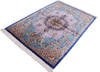 Qum Blue Hand Knotted 33 X 50  Area Rug 254-112073 Thumb 5