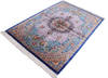 Qum Blue Hand Knotted 33 X 50 Area Rug 254-112073 Thumb 5