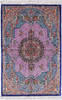 Qum Blue Hand Knotted 33 X 50 Area Rug 254-112073 Thumb 0
