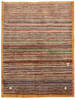 Gabbeh Brown Hand Knotted 410 X 64  Area Rug 254-112079 Thumb 0