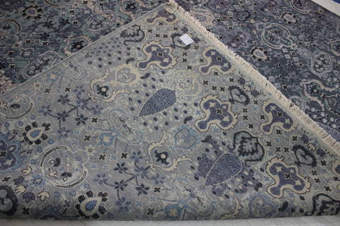 Jaldar Blue Hand Knotted 81 X 100 Area Rug 902-112112 Image 3