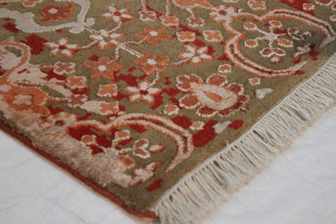 Modern Multicolor Hand Knotted 710 X 99 Area Rug 902-112115 Image 1