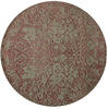 Modern Green Round Hand Knotted 82 X 82 Area Rug 902-112146 Thumb 0