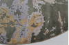 Modern Green Round Hand Knotted 81 X 81 Area Rug 902-112147 Thumb 1