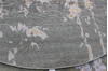 Modern Green Round Hand Knotted 81 X 81 Area Rug 902-112147 Thumb 3