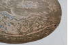 Modern Brown Round Hand Knotted 80 X 82 Area Rug 902-112148 Thumb 1