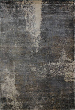 Modern Grey Hand Loomed 5'1" X 7'7"  Area Rug 902-112151