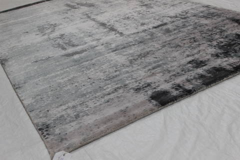 Modern Grey Hand Loomed 51 X 76 Area Rug 902-112155 Image 2