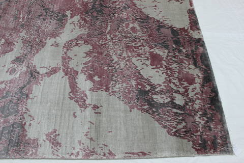 Modern Red Hand Loomed 54 X 79 Area Rug 902-112159 Image 1