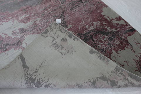 Modern Red Hand Loomed 54 X 79 Area Rug 902-112159 Image 3