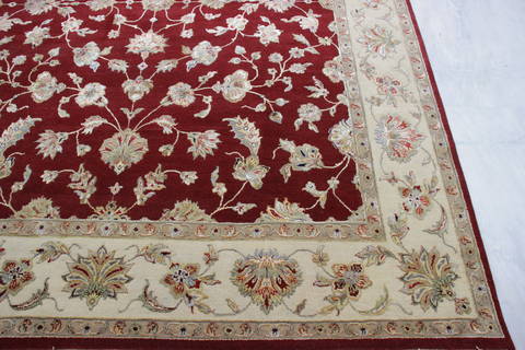Jaipur Red Hand Knotted 711 X 103 Area Rug 905-112161 Image 3