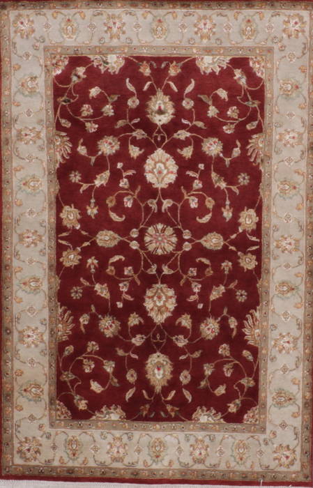 Jaipur Red Hand Knotted 40 X 62 Area Rug 905-112177 Image 0