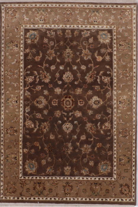 Jaipur Brown Hand Knotted 41 X 60 Area Rug 905-112179 Image 0
