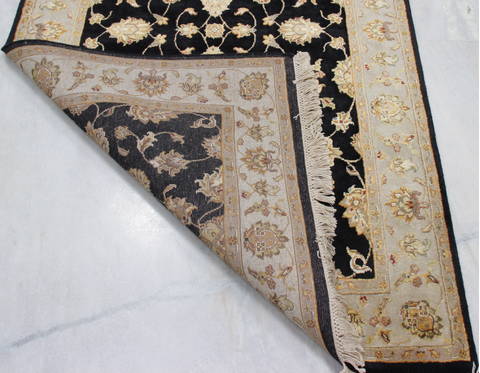 Jaipur Black Hand Knotted 40 X 64 Area Rug 905-112182 Image 2