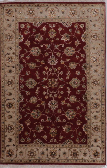 Jaipur Red Hand Knotted 40 X 62 Area Rug 905-112187 Image 0